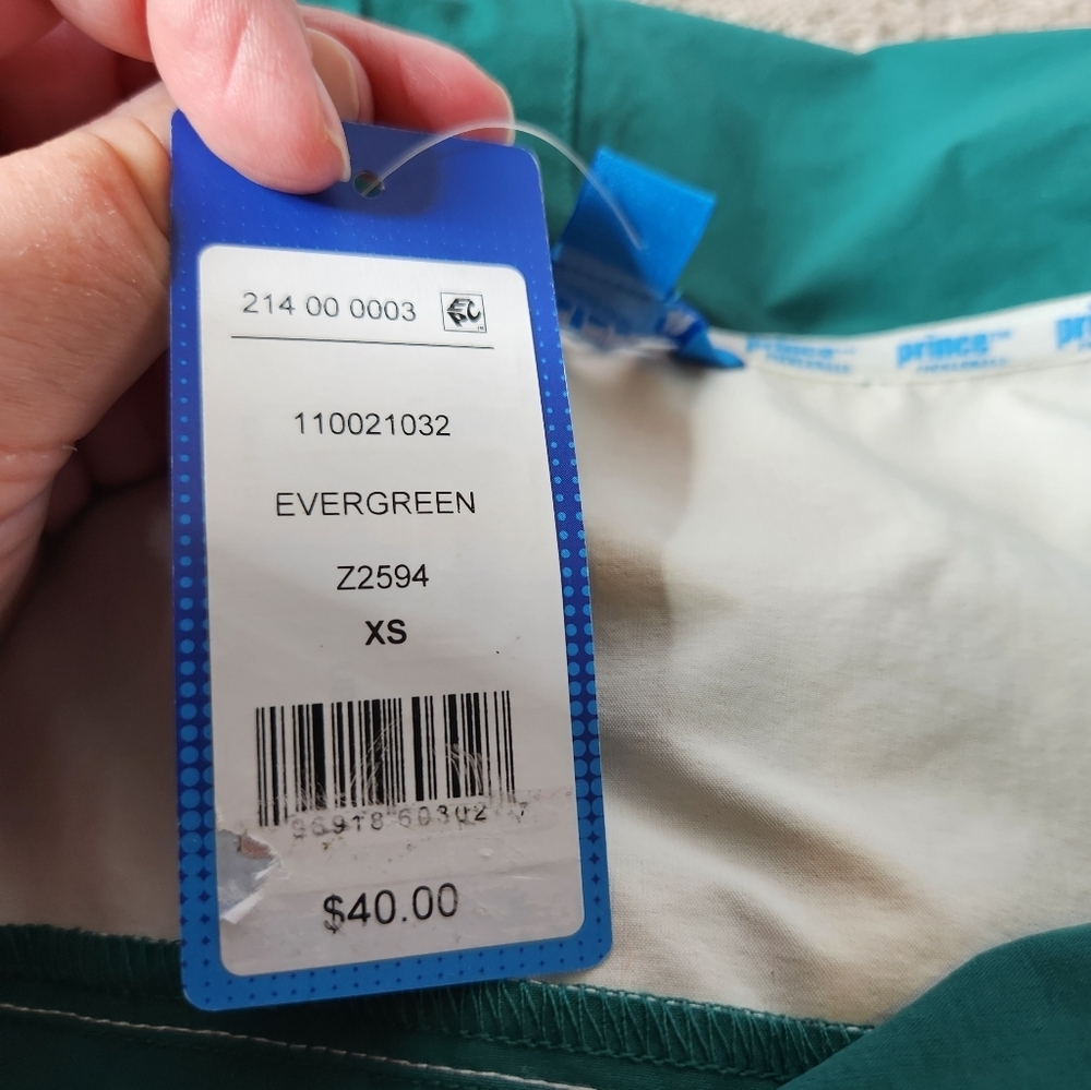 Prince Green Jacket Windbreaker Zip Hooded Cropped Logo - Picture 12 of 13